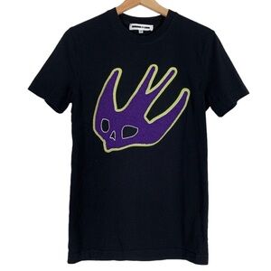 Alexander McQueen MCQ Embroidered T-Shirt Size Small